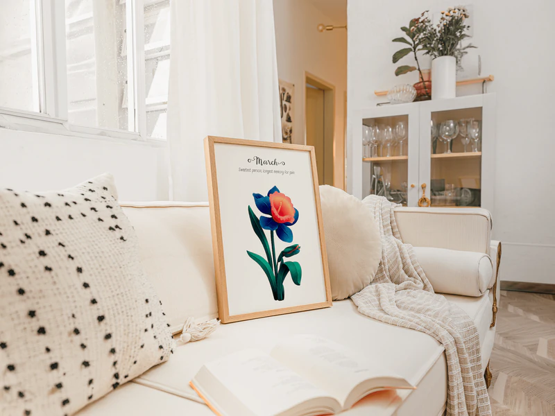 Daffodil Botanical Wall Art Print - Image 6