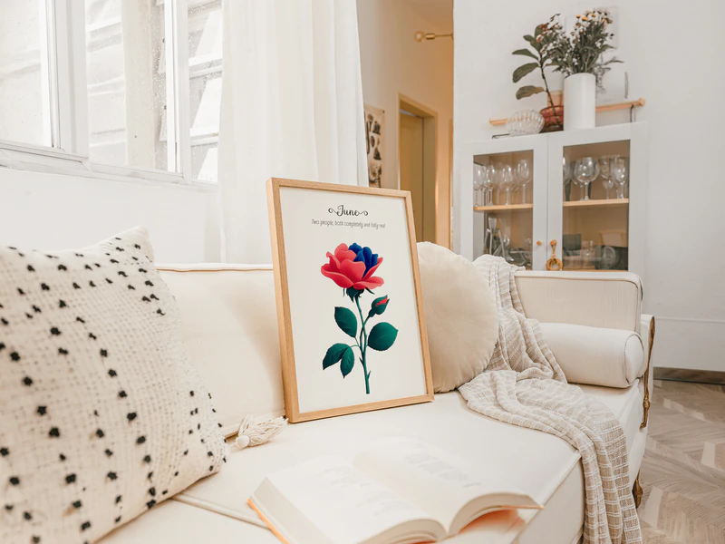 Rose Botanical Wall Art Print - Image 6